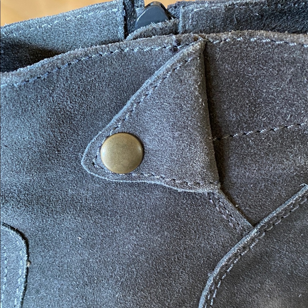 Diba Blue Suede Ankle Boots - Picture 5 of 6